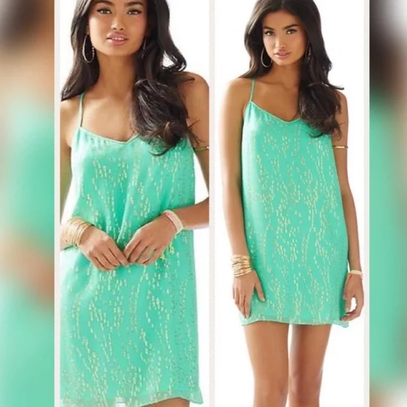 Lilly Pulitzer Dresses Lilly Pulitzer Dusk Strappy Silk Slip